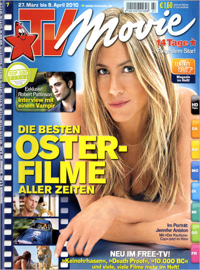 TV MOVIE magazine side cover Issue 7 March 2010