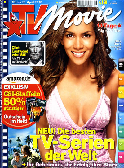 TV MOVIE magazine side cover Issue 8 April 2010
