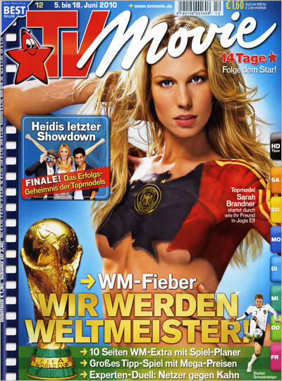 TV MOVIE magazine side cover Issue 12 June 2010