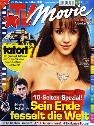 TV MOVIE magazine side cover Issue 24 November 2010