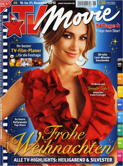 TV MOVIE magazine side cover Issue 26 December 2010