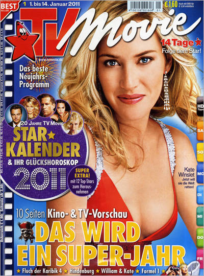 TV MOVIE magazine side cover Issue 1 January 2011