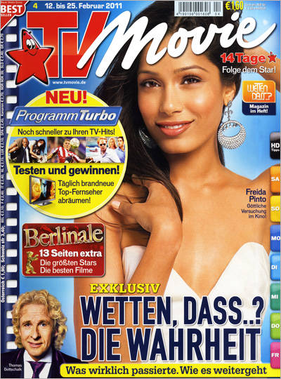 TV MOVIE magazine side cover Issue 4 February 2011
