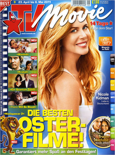 TV MOVIE magazine side cover Issue 9 May 2011