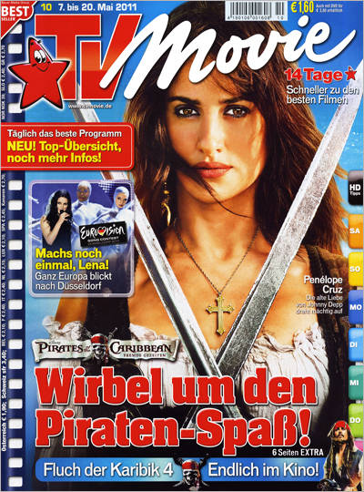 TV MOVIE magazine side cover Issue 10 May 2011