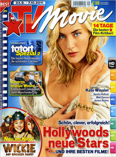 TV MOVIE magazine side cover Issue 20 September 2011