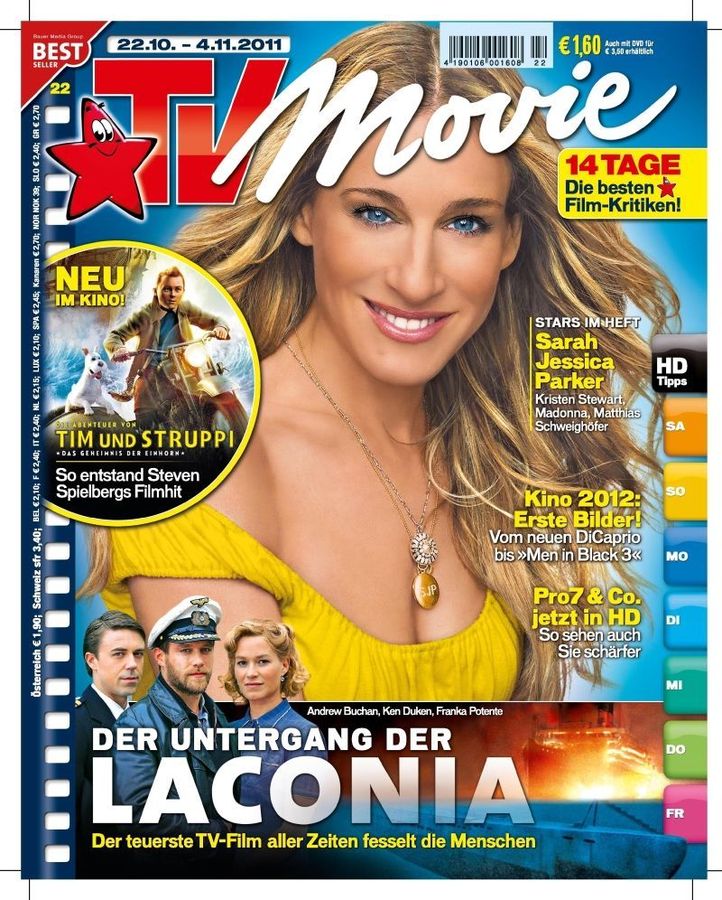 TV MOVIE magazine side cover Issue 22 October 2011
