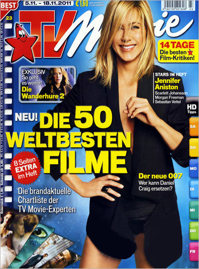 TV MOVIE magazine side cover Issue 23 November 2011