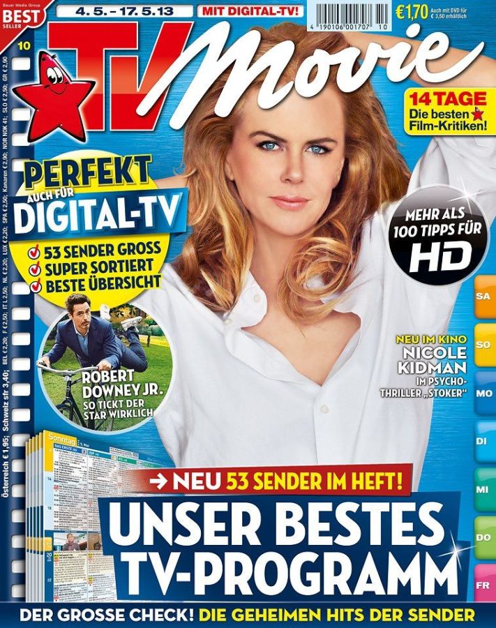 TV MOVIE magazine side cover Issue 10 4 May 2013