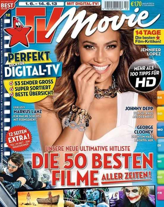 TV MOVIE magazine side cover Issue 12  2013