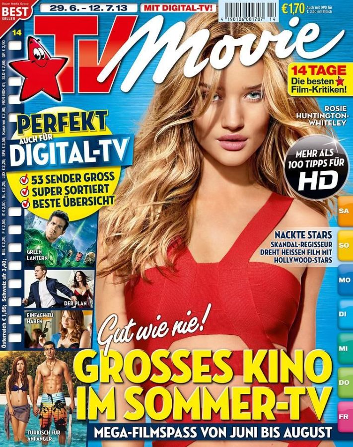 TV MOVIE magazine side cover Issue 14  2013