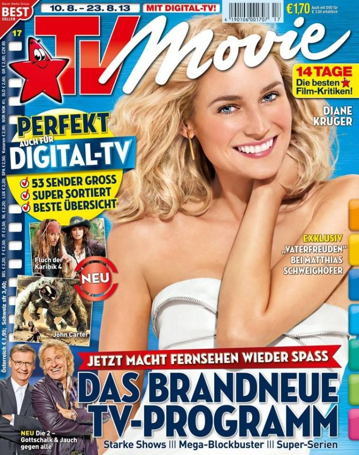 TV MOVIE magazine side cover Issue 17  2013