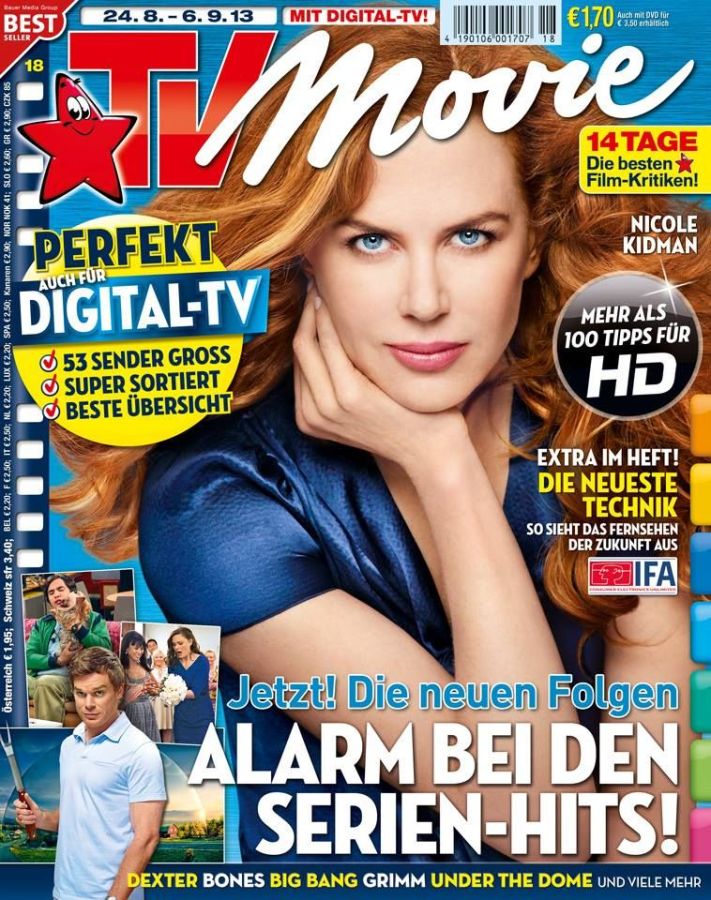 TV MOVIE magazine side cover Issue 18  2013