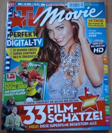 TV MOVIE magazine side cover Issue 2  2013