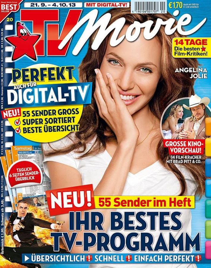 TV MOVIE magazine side cover Issue 20  2013