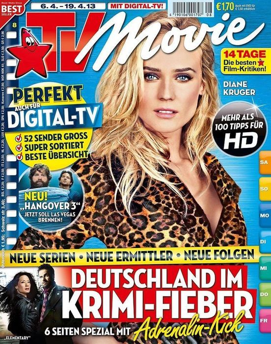 TV MOVIE magazine side cover Issue 8 6 April 2013