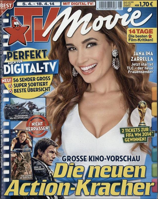 TV MOVIE magazine side cover Issue 8 5 April 2014