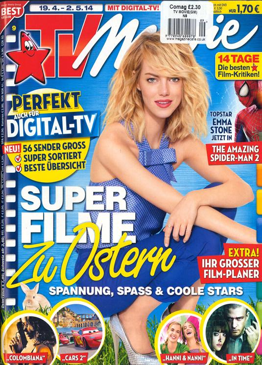 TV MOVIE magazine side cover Issue 9 19 April 2014