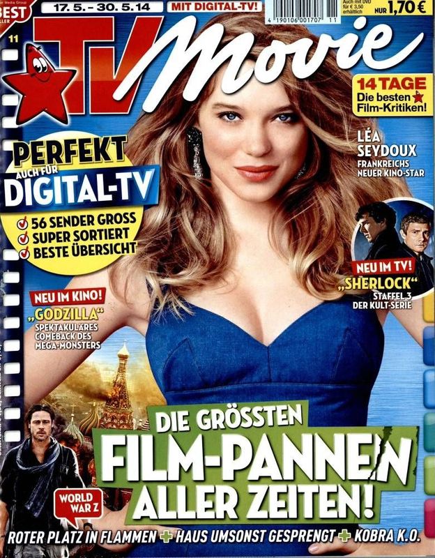 TV MOVIE magazine side cover Issue 11 17 May 2014