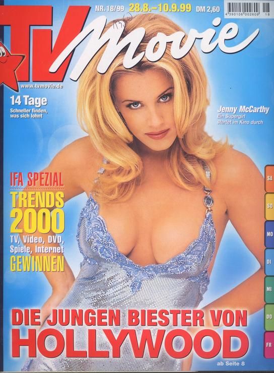 TV MOVIE magazine side cover Issue 18 August 1999
