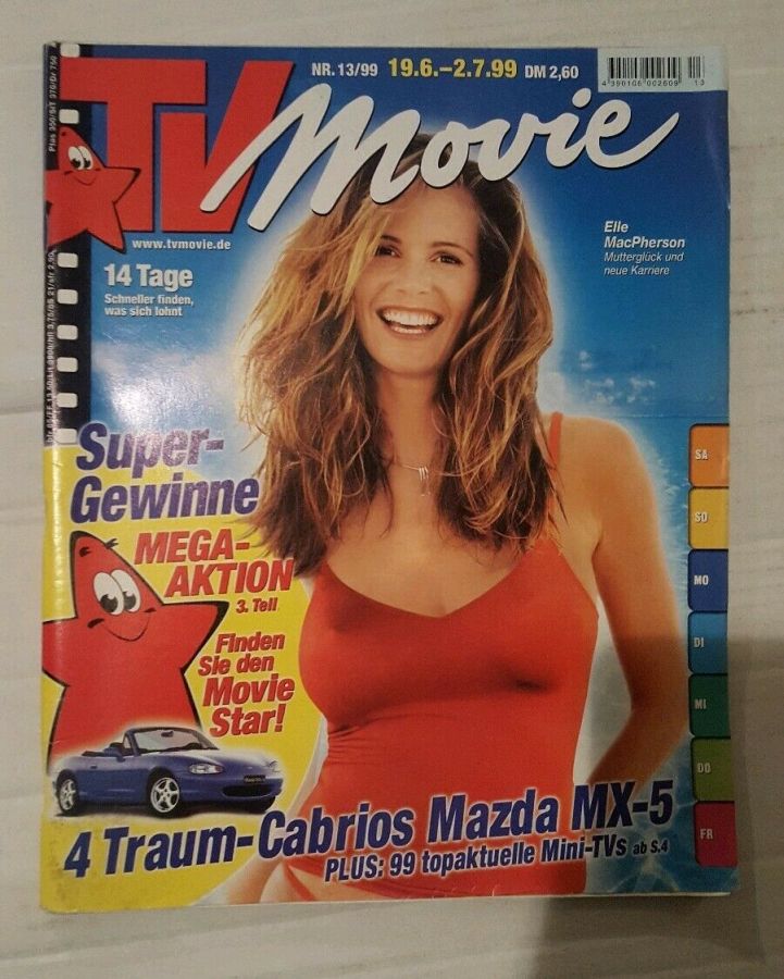 TV MOVIE magazine side cover Issue 13 June 1999