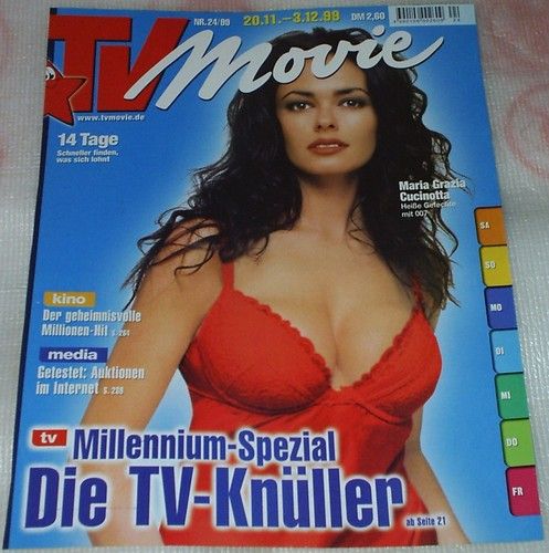 TV MOVIE magazine side cover Issue 24 November 1999