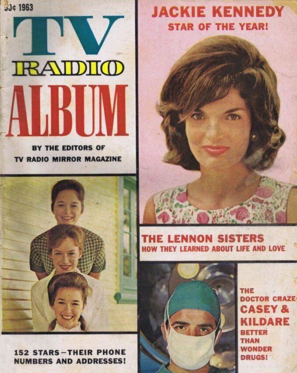 TV RADIO ALBUM magazine side cover   1963