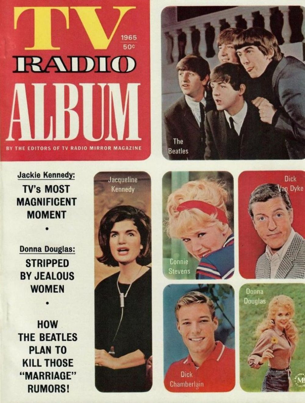 TV RADIO ALBUM magazine side cover   1965