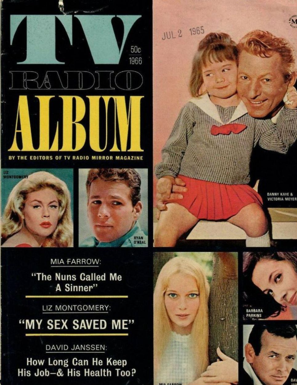TV RADIO ALBUM magazine side cover   1966
