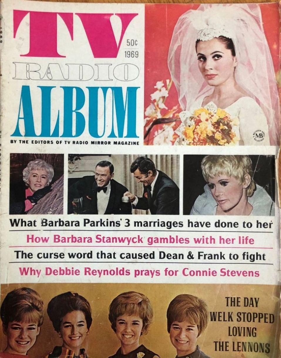 TV RADIO ALBUM magazine side cover   1969