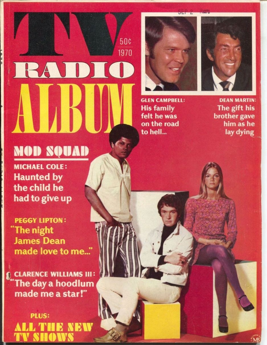TV RADIO ALBUM magazine side cover   1970