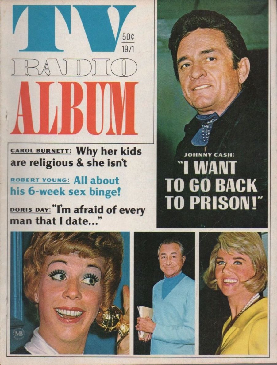 TV RADIO ALBUM magazine side cover   1971