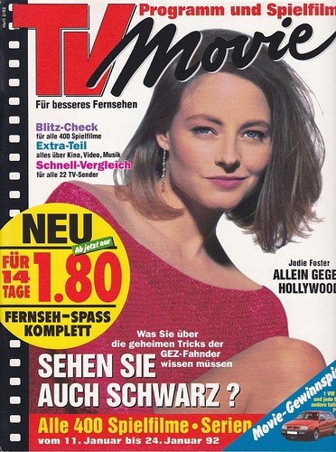 TV MOVIE magazine side cover 11 January 1992