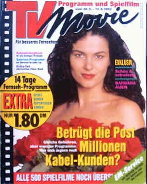TV MOVIE magazine side cover 30 May 1992