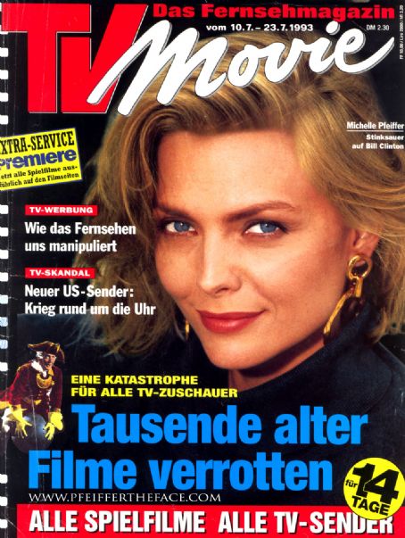TV MOVIE magazine side cover 10 July 1993