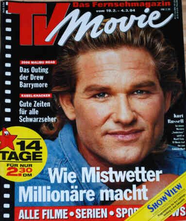 TV MOVIE magazine side cover 19 February 1994
