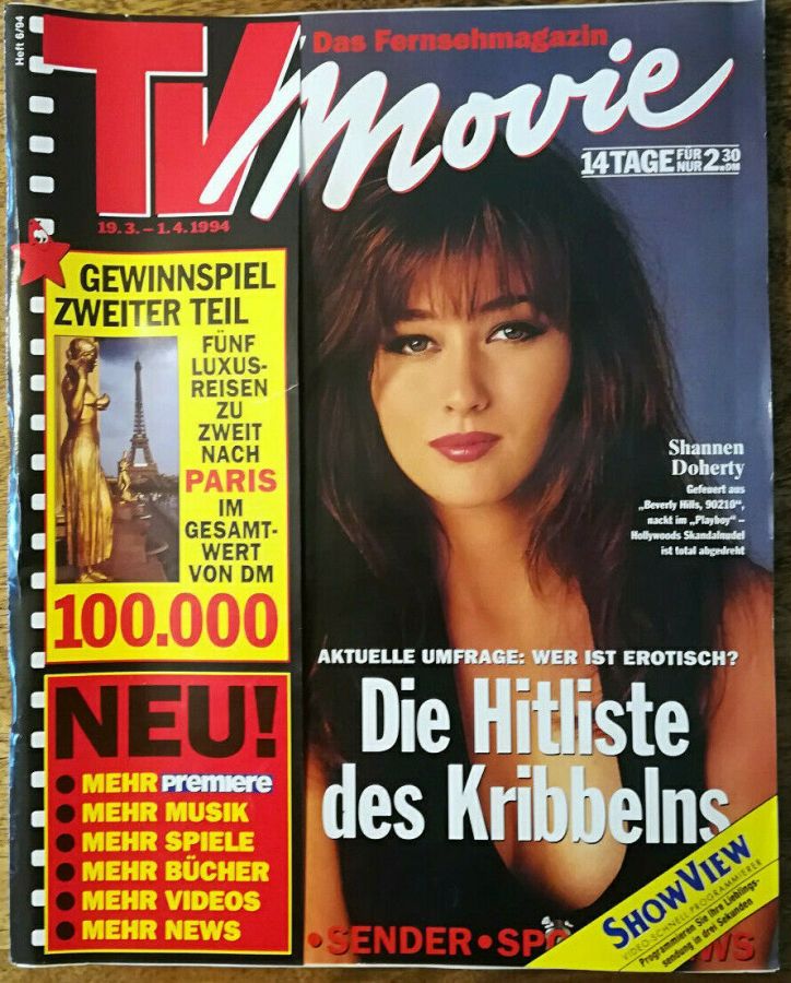 TV MOVIE magazine side cover 19 March 1994