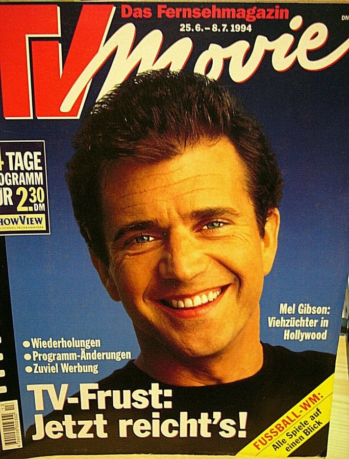 TV MOVIE magazine side cover 25 June 1994