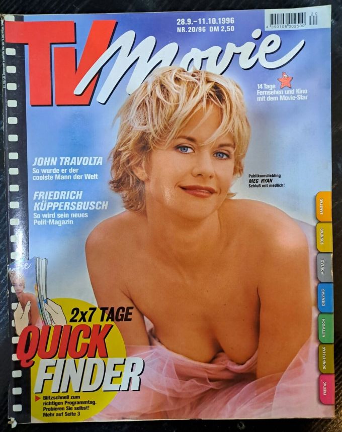 TV MOVIE magazine side cover 28 September 1996