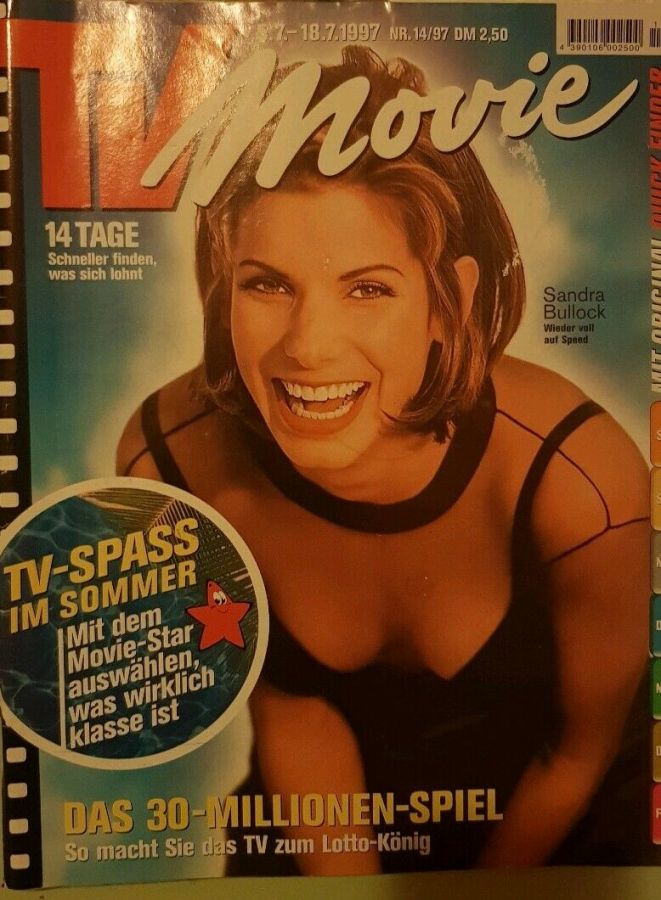 TV MOVIE magazine side cover 5 July 1997