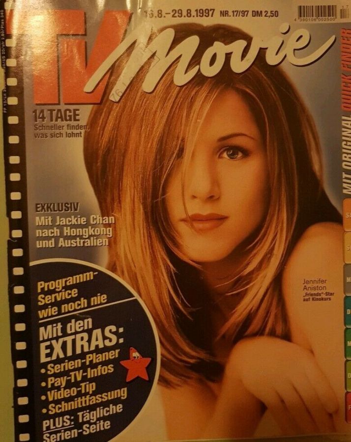 TV MOVIE magazine side cover 16 August 1997