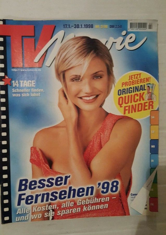 TV MOVIE magazine side cover 17 January 1998