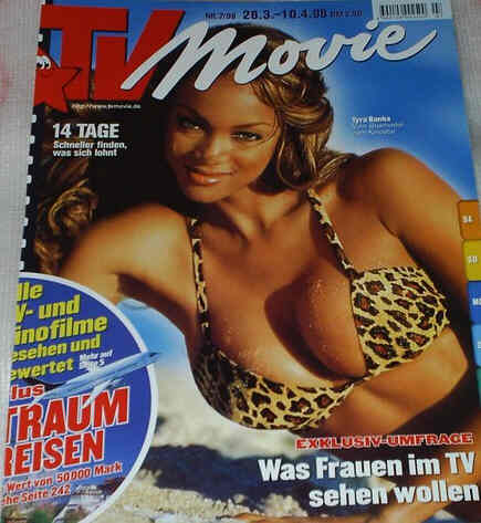 TV MOVIE magazine side cover 25 March 1998
