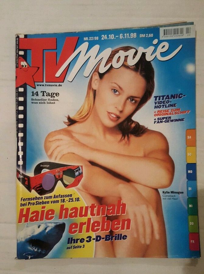 TV MOVIE magazine side cover 24 October 1998
