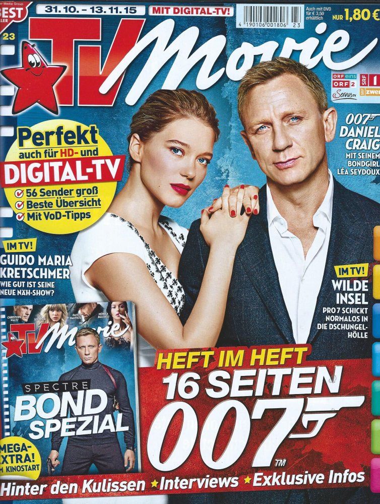 TV MOVIE magazine side cover Issue 23 30 October 2015