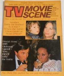 TV MOVIE SCENE magazine side cover  September 1971