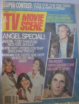 TV MOVIE SCENE magazine side cover Issue 6   1976