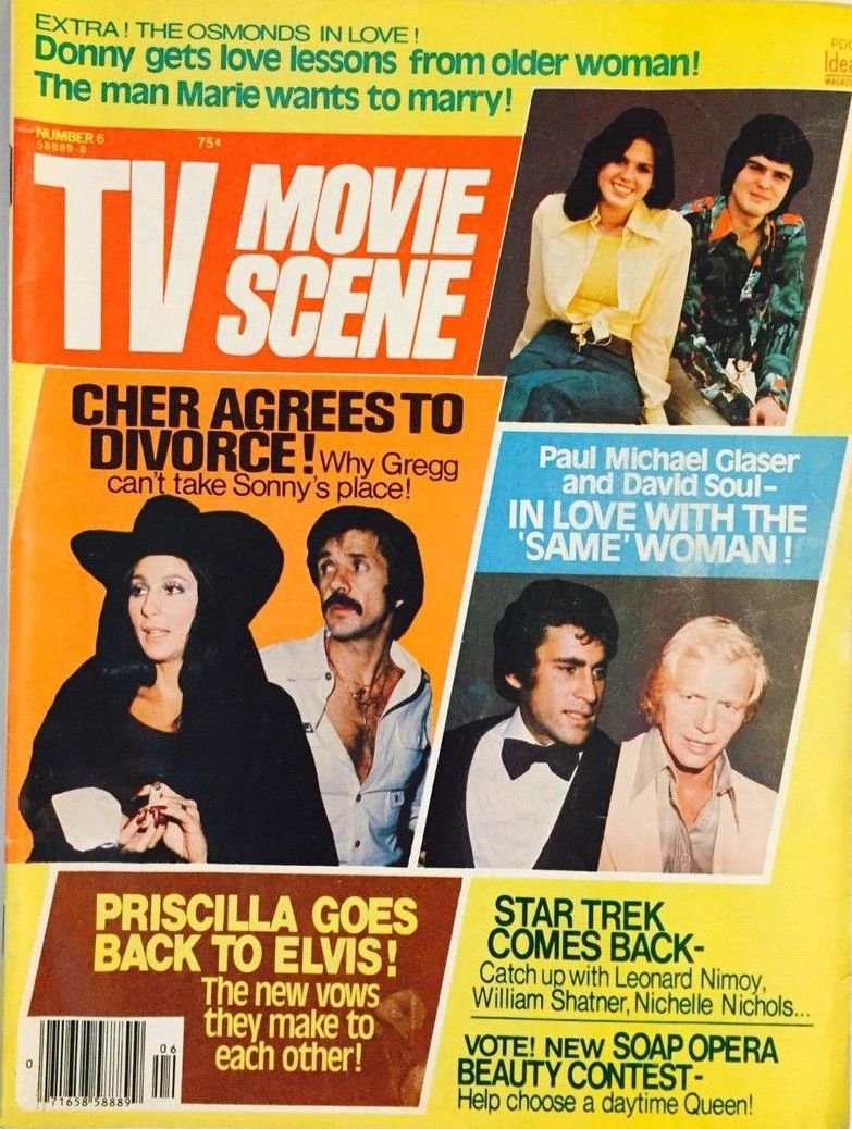 TV MOVIE SCENE magazine side cover Issue 6   1977