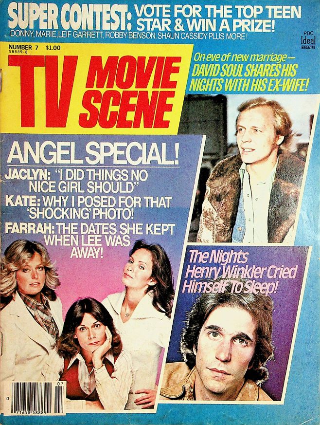 TV MOVIE SCENE magazine side cover Issue 7   1977