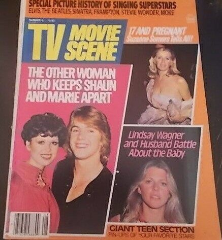 TV MOVIE SCENE magazine side cover Issue 8   1977